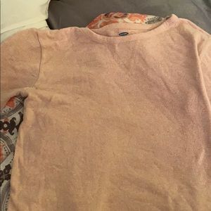 Long sleeve cotton feel shirt